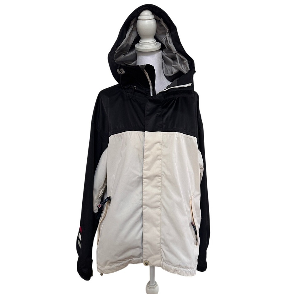 Women's Black and Cream Ski Jacket